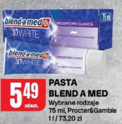 Pasta do zębów Blend a Med promocja w Chorten