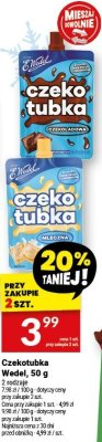Czekotubka Wedel, 50 g promocja w Twój Market