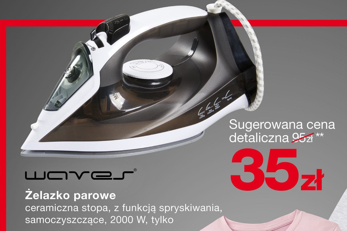 Żelazko parowe 2000 w Waves promocja