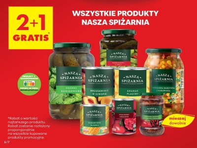 Pomidory krojone Nasza Spiżarnia promocja w Biedronka