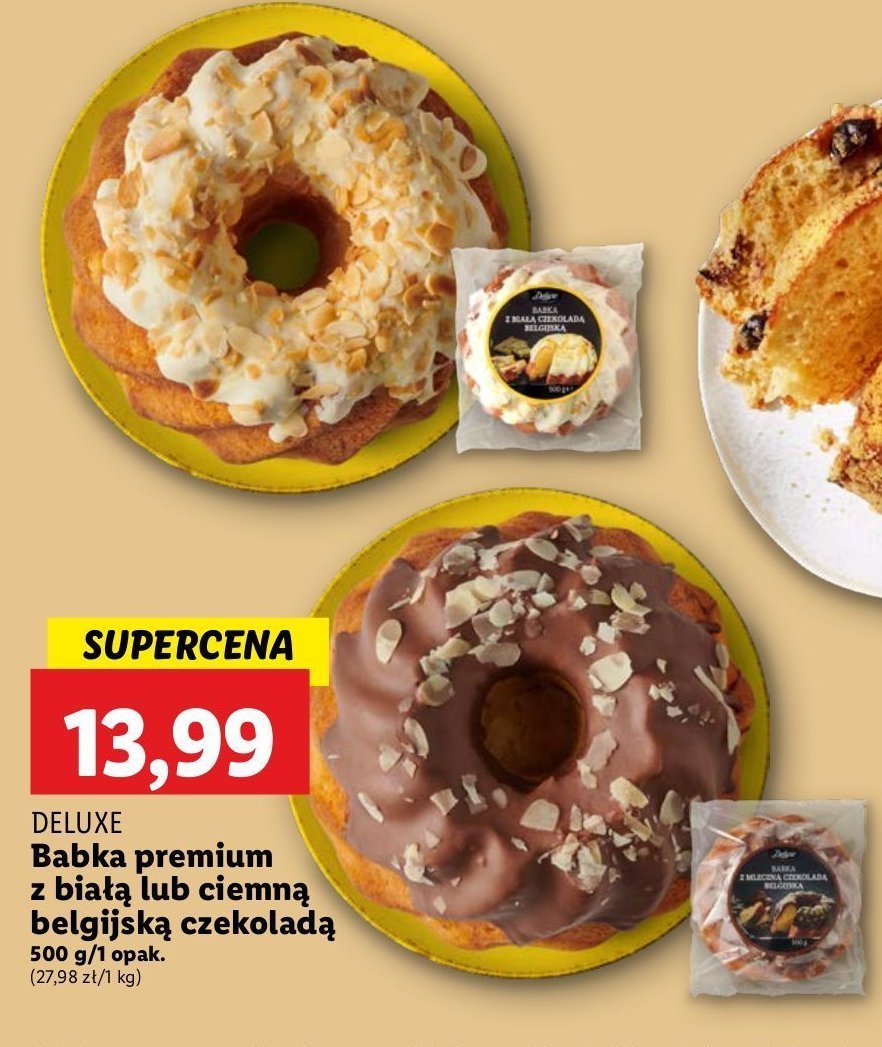 Babka z białą czekoladą Deluxe promocja