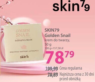 Krem SKIN79 Golden Snail krem do twarzy promocja w Hebe
