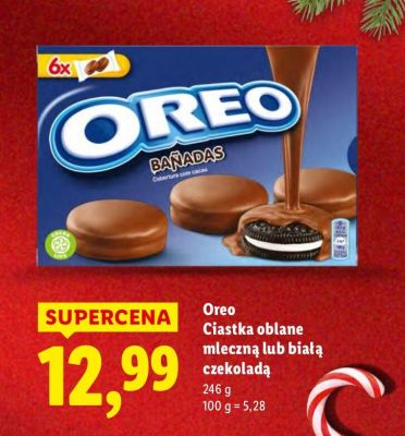 Ciastka oblane mleczną czekoladą promocja w Lidl