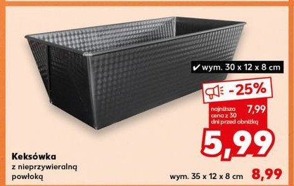 Keksówka 30 x 12 x 8 cm promocja w Kaufland