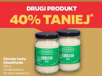 Chrzan tarty Chestfords promocja w Netto