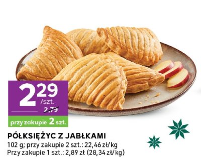 Półksiężyc z jabłkami promocja w Stokrotka