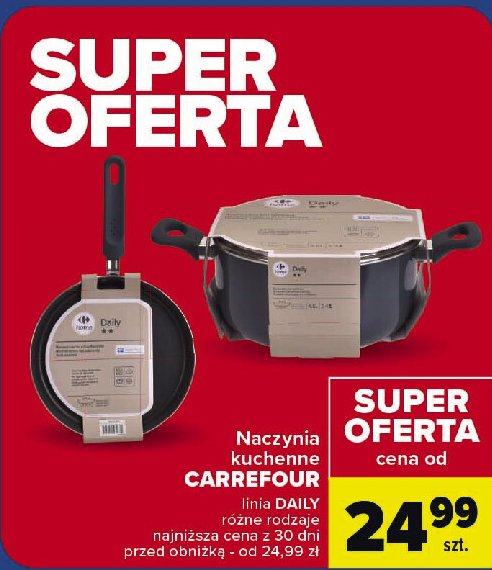Patelnia daily Carrefour promocja w Carrefour Market