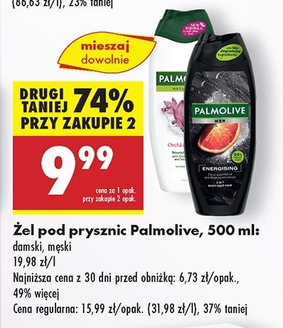 Płyn do kąpieli mleko i orchidea Palmolive naturals promocja w Biedronka