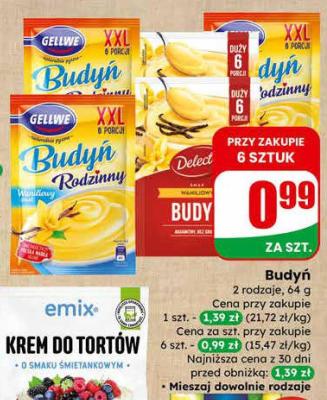 Budyń Gellwe promocja w Dino