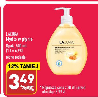 Myd艂o w p艂ynie mleko i mi贸d Lacura promocja