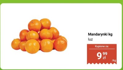 Mandarynki luz promocja w Biedronka