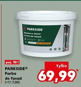 Farba do fasad Parkside promocja