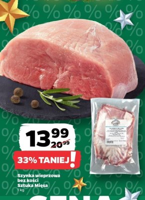 Szynka wieprzowa bez kości  promocja w Netto