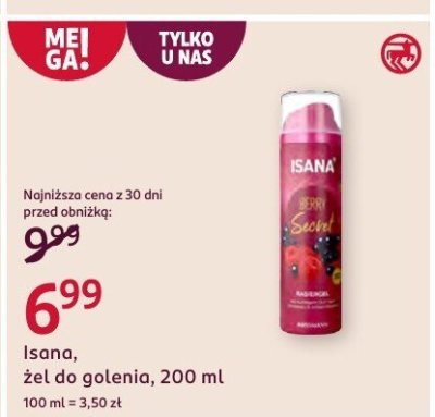 Żel do golenia extreme Cosmia men promocja w Rossmann