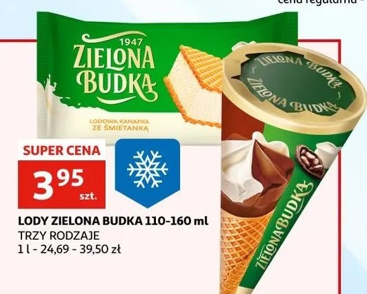 Kanapka lodowa śmietankowa Zielona budka promocja