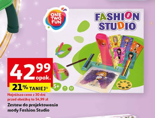 Zestaw fashion studio One two fun promocja