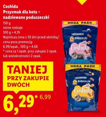 Przysmak dla kota - nadziewane poduszeczki promocja w Lidl