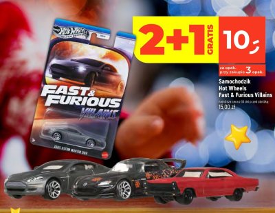 Samochodzik Hot Wheels Fast & Furious Villains promocja w Dealz