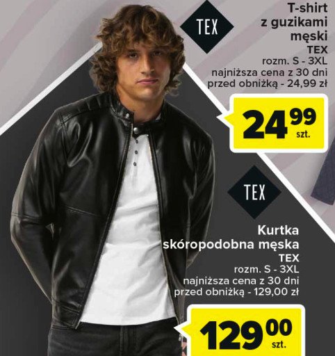 Kurtka skóropodobna s-xxxl Tex promocja