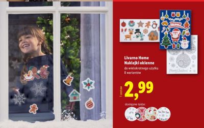 Naklejki okienne promocja w Lidl