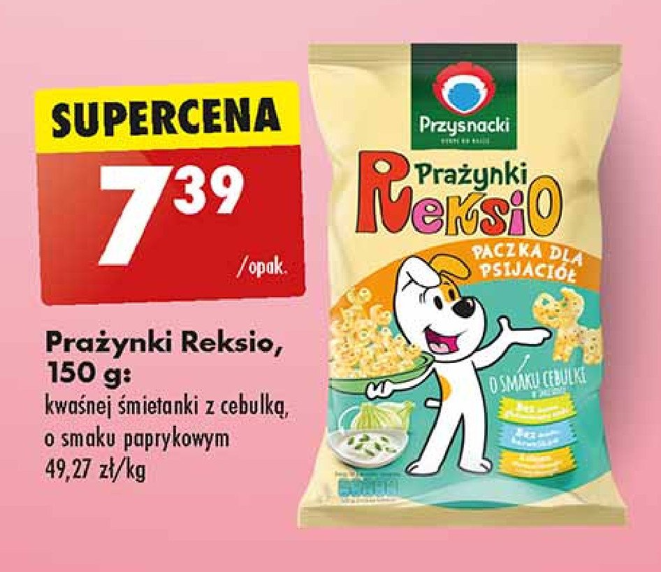 Prażynki reksio paprykowe Przysnacki promocja