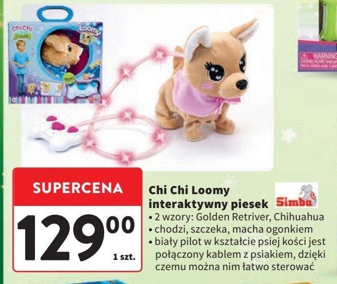 Piesek chichi w torbie Simba promocja