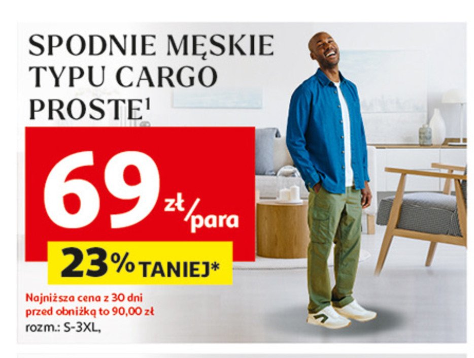 Spodnie męskie cargo promocja