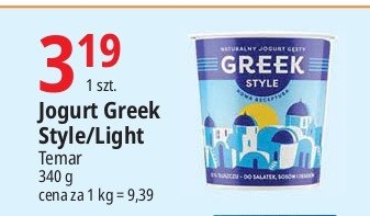 Jogurt naturalny grecki light Temar promocja