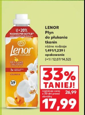 Płyn do płukania orchid & vanilla Lenor promocja