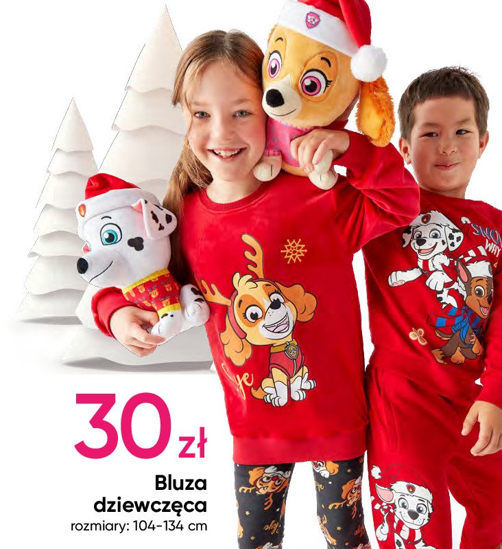 Bluza dzieci臋ca 104-134 cm psi patrol promocja