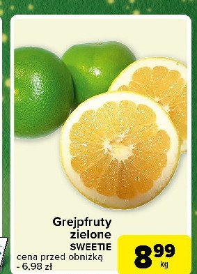 Grejpfruty zielone sweetle promocja