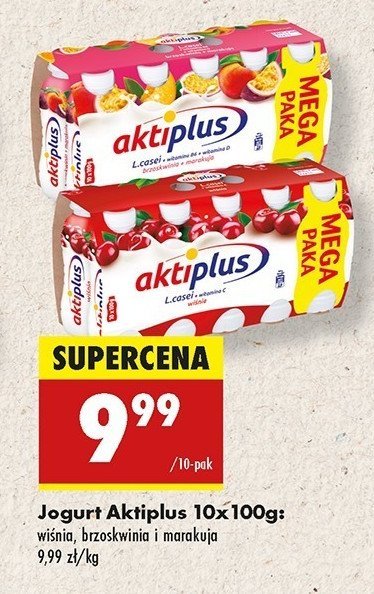 Jogurt brzoskwinia-marakuja Aktiplus promocja