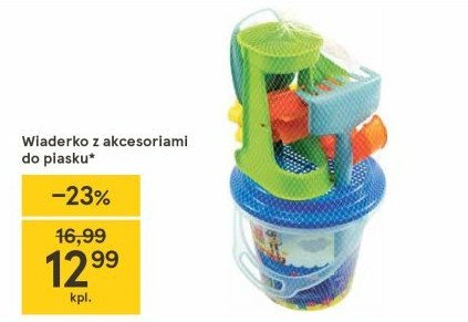 Wiaderko z akcesoriami do piasku promocja