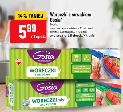 Woreczki z suwakiem promocja w POLOmarket