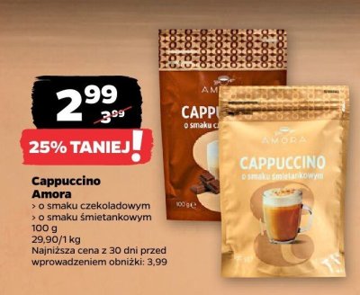 Cappuccino o smaku czekoladowym promocja w Netto