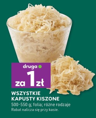 Kapusta kiszona promocja w Stokrotka
