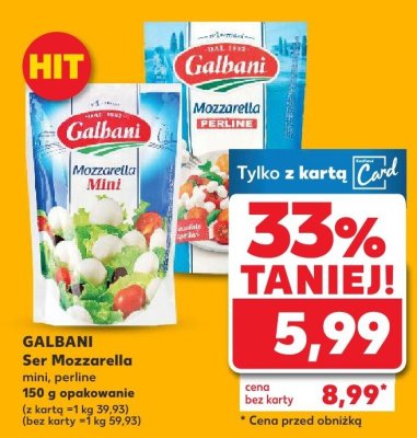 Ser Mozzarella mini promocja w Kaufland