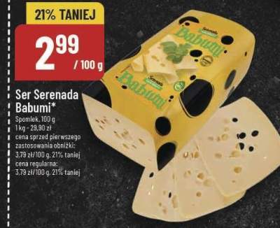 Ser Serenada Babumi Spomlek promocja w POLOmarket