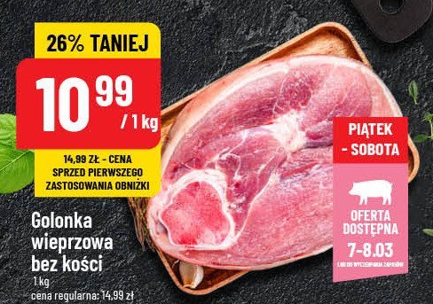 Golonka wieprzowa bez kości promocja