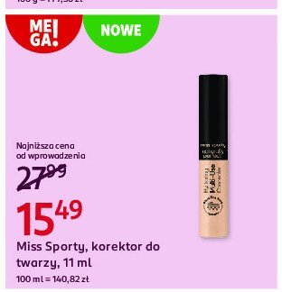 Korektor do twarzy nr 20 Miss sporty naturally perfect promocja