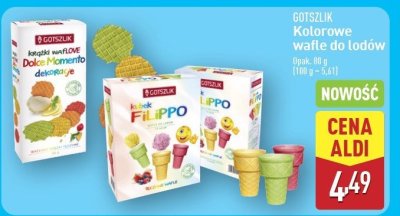 Wafle krążki tęczowe Gotszlik promocja