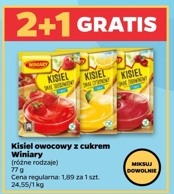 Kisiel żurawinowy Winiary kisiel promocja