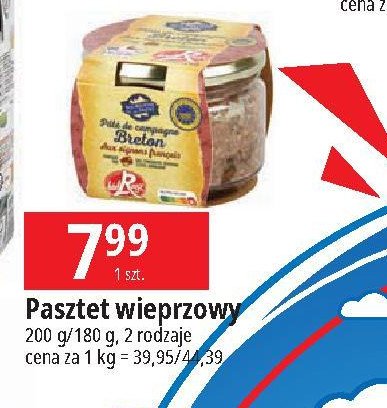 Pasztet wieprzowy Nos regions ont du talent promocja