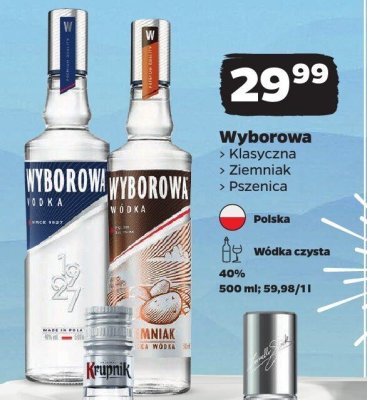 Wódka Wyborowa Ziemniak promocja w Netto