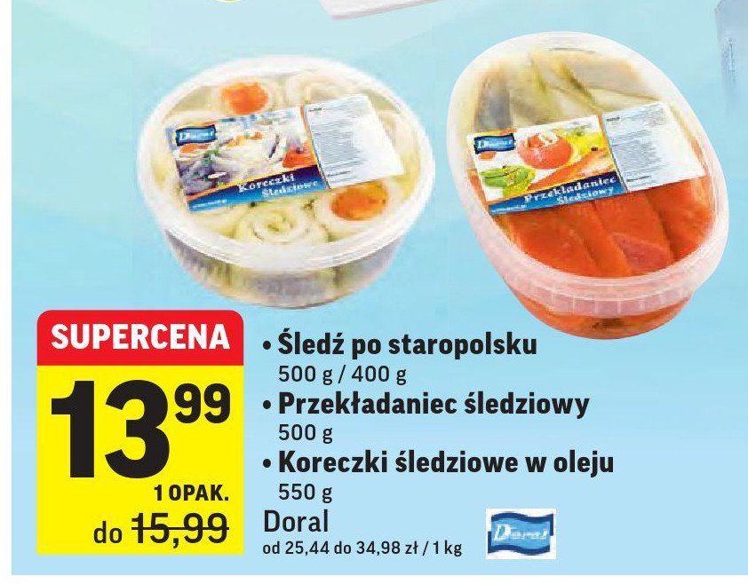 Śledziki po staropolsku Doral promocja