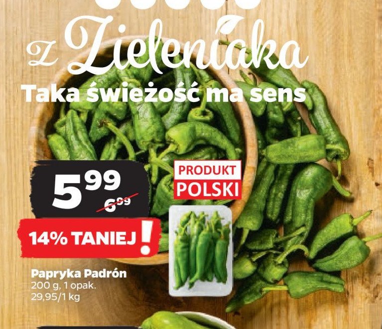 Papryka padron polska promocja