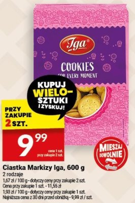Ciastka Markizy Iga, 600 g promocja w Twój Market