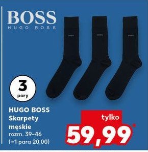 Skarpety męskie 39-46 HUGO BOSS Boss by hugo boss promocja w Kaufland