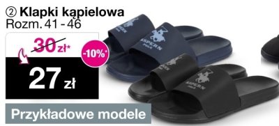 Klapki kąpielowe męskie Aspern Polo promocja w Woolworth