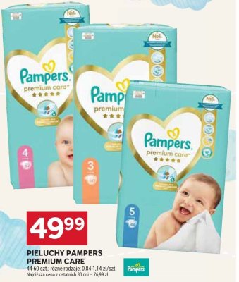 Pieluchy Premium Care 4 promocja w Stokrotka